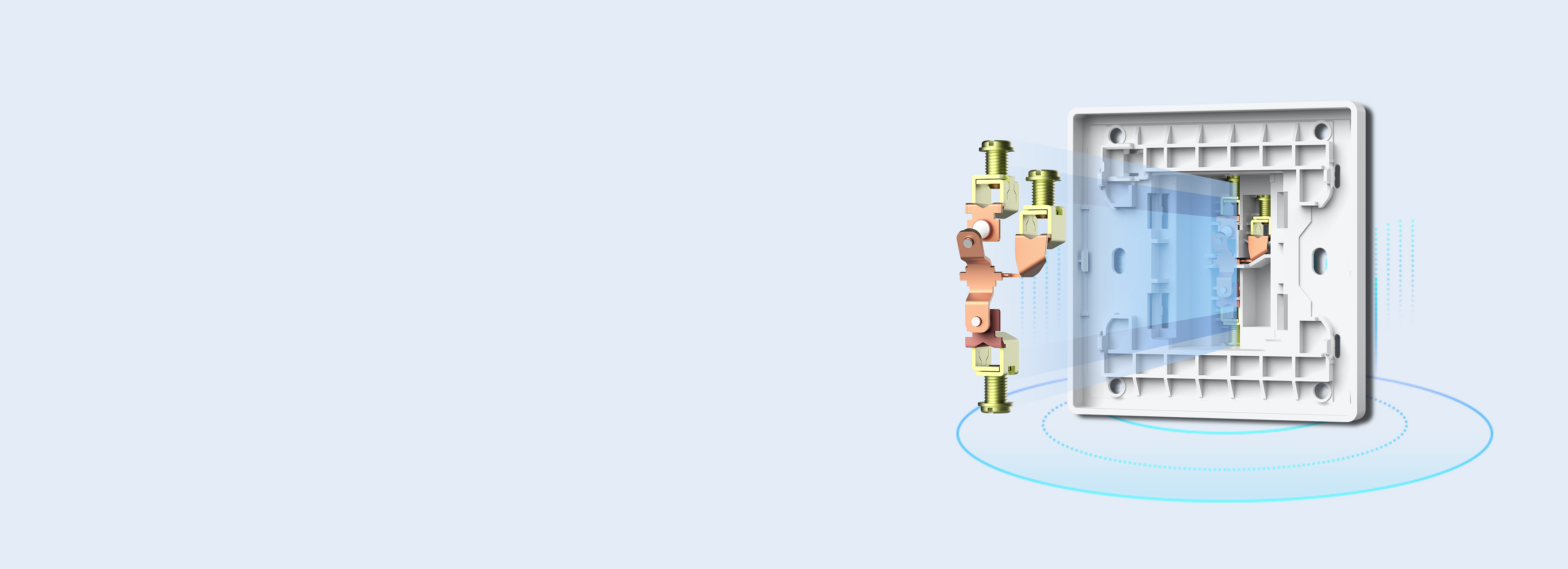 優(yōu)選材質(zhì)保障性能
 面板開關(guān)擺動件采用高...