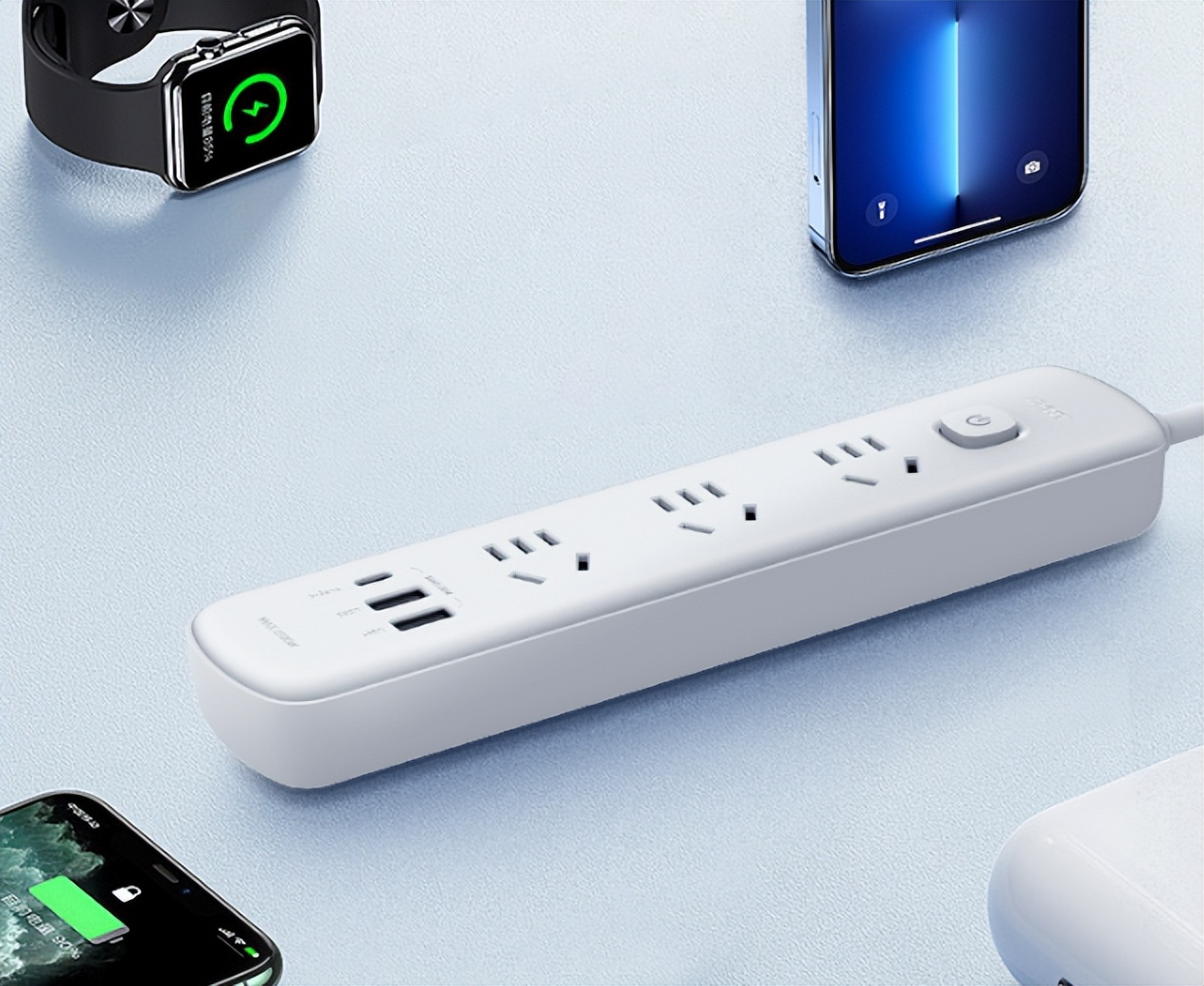 入學(xué)必備安全快充排插,插座不夠就用它 入學(xué)必備安全快充排插,插座不夠就用它