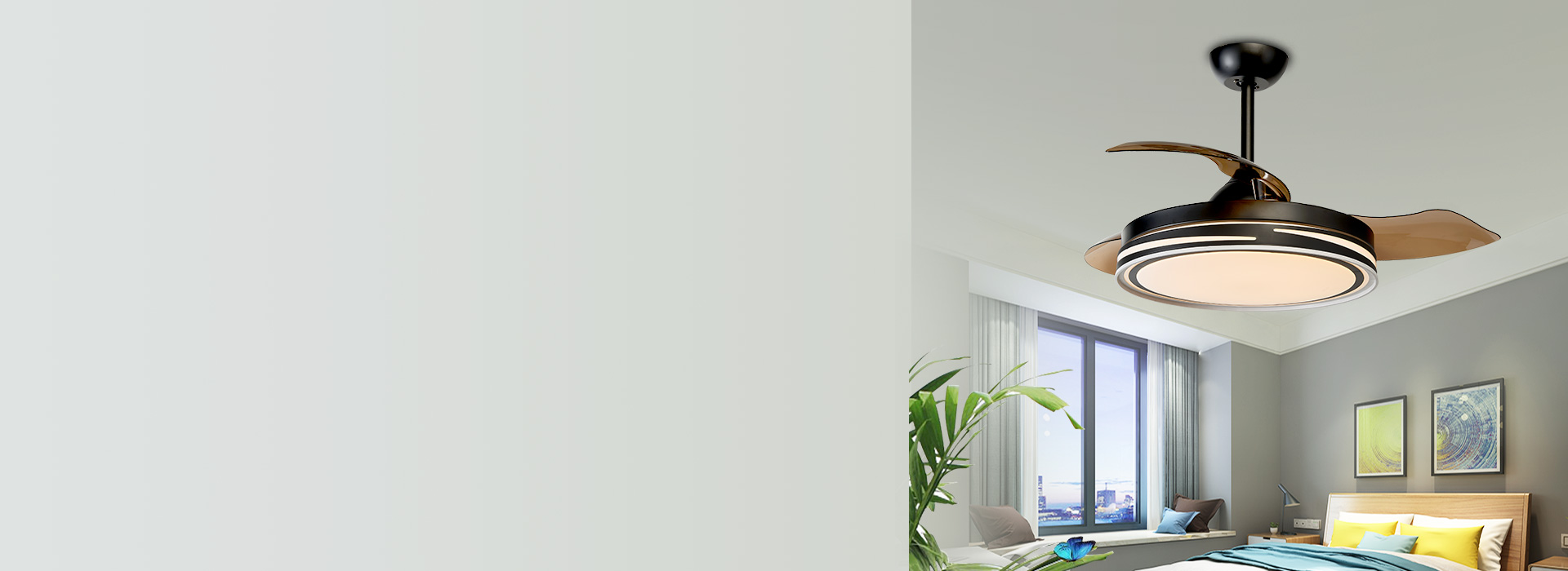 風扇燈：FS71系列（42寸）
 轉(zhuǎn)動美...