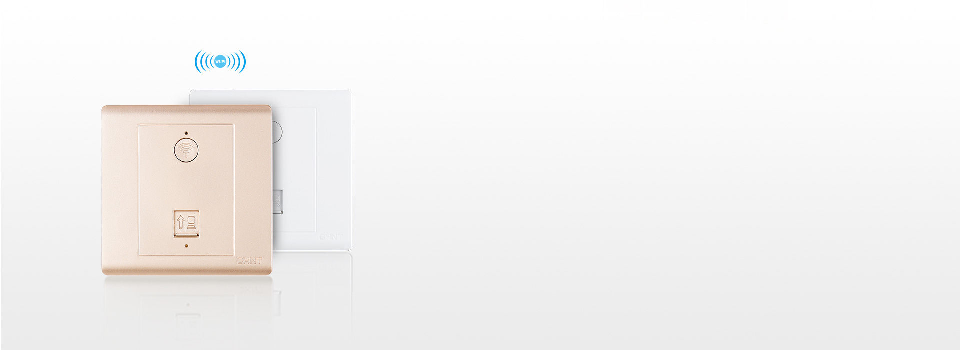 入墻式安裝，精致又美觀
 采用86型面板...