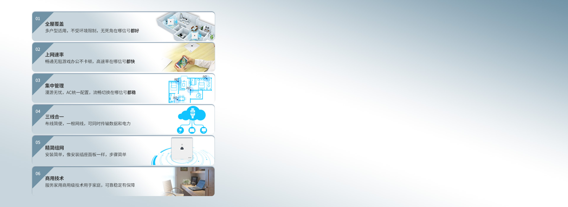 選擇正泰全屋WiFi
 ACAP智能組網...