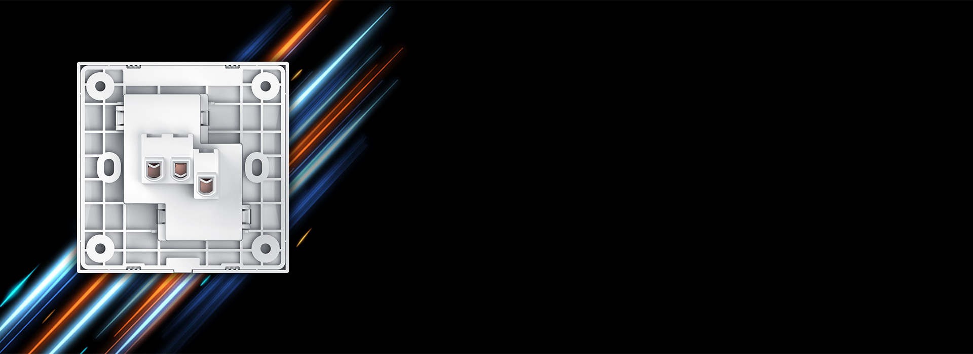 高效·便捷安裝
 V型軸拉接線，夾線牢固...