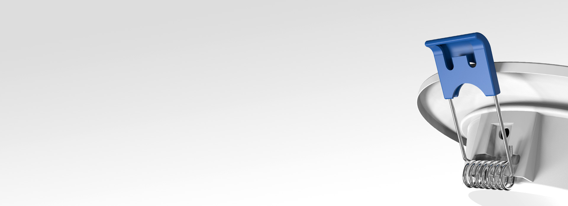 高強度卡簧卡扣，緊密貼合吊頂
 彈簧卡扣...