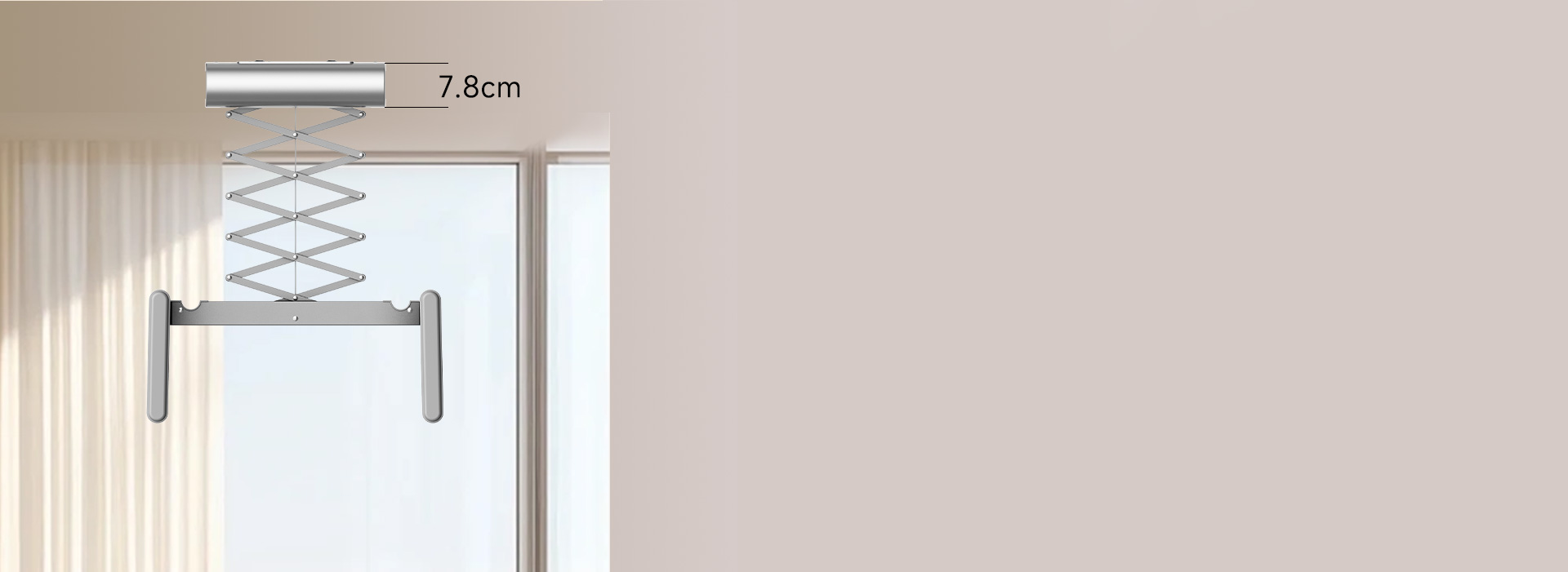 極簡美學，裝飾陽臺
 輕奢太空銀，質感細...