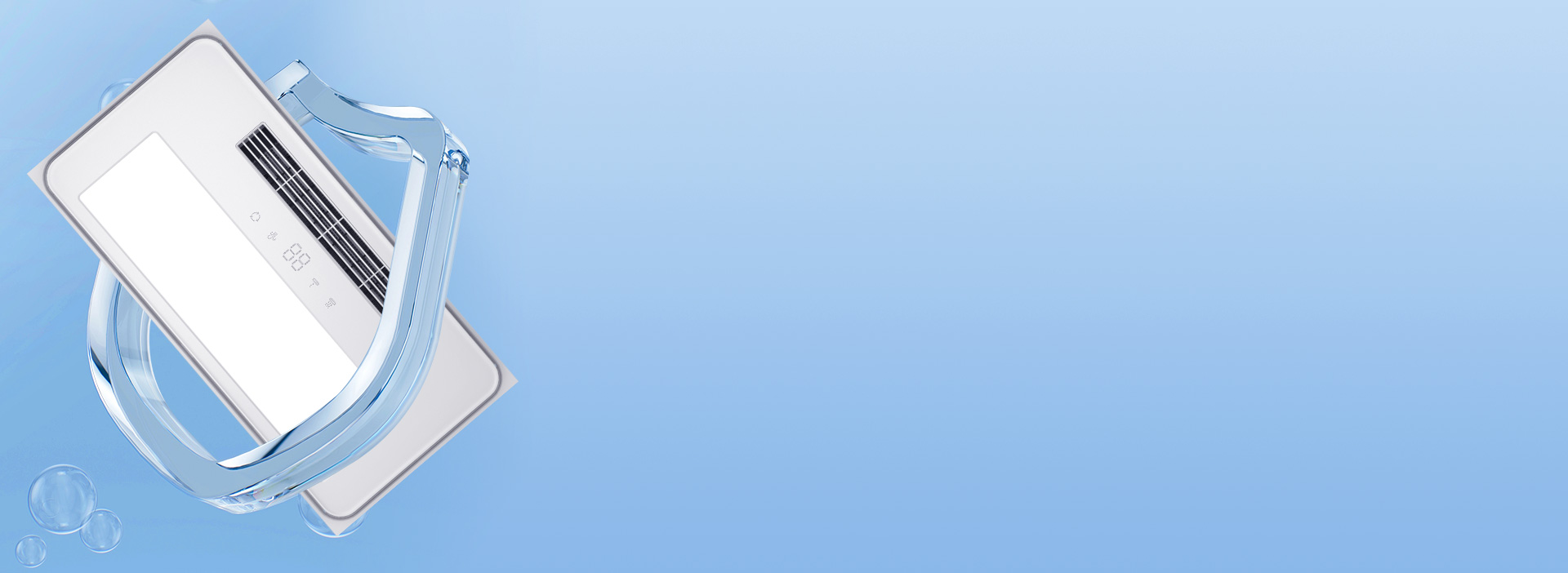 嚴密防水，安心沐浴
 取暖換氣采用雙核塑...