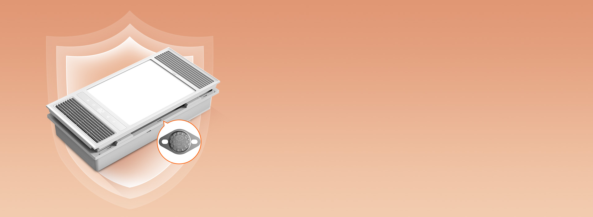 過(guò)熱保護(hù)，為安全加一道屏障
 內(nèi)置95°...